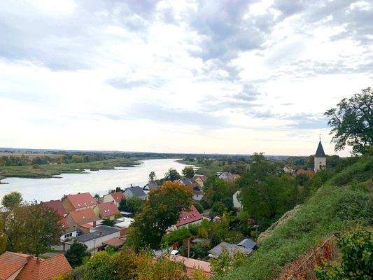 Gartenblick in die Ferne gen Frankfurt (Oder)