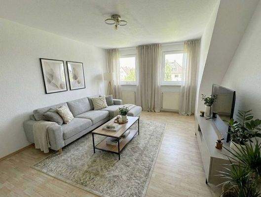 Wohnzimmer Wohnung links virtueller Renovierungsvo