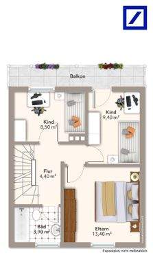 Grundriss - Obergeschoss