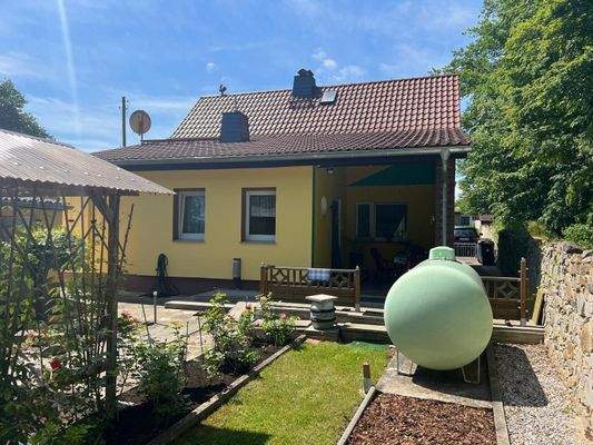 Rückseite mit Gastank