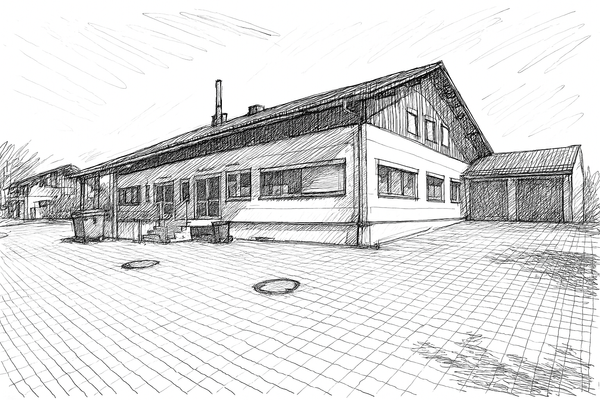 Gewerbehalle in Oberpframmern