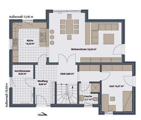 Grundriss Erdgeschoss