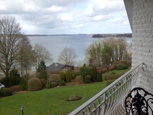 Blick vom Balkon auf den Plöner See