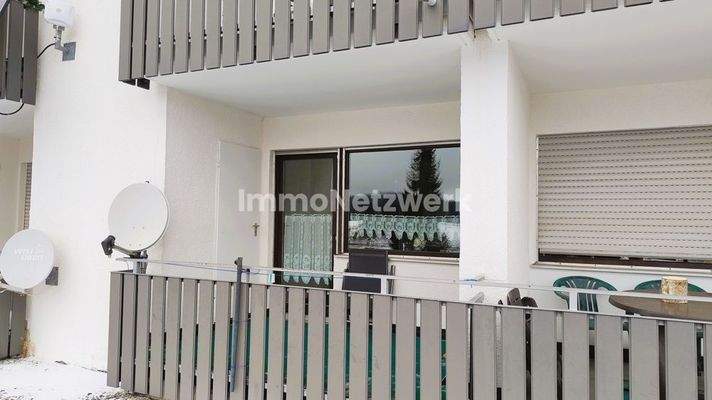 Blick auf den Balkon