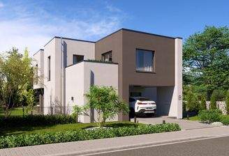 Moderne Doppelhaushälfte