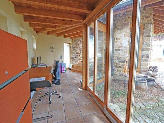 Bürobereich im Korridor