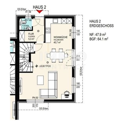 Plan EG Haus 1