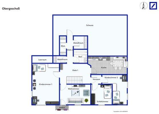 Grundriss Obergeschoss