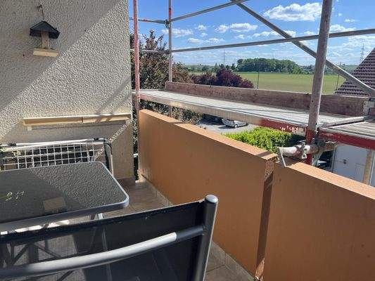 Aussicht vom Balkon