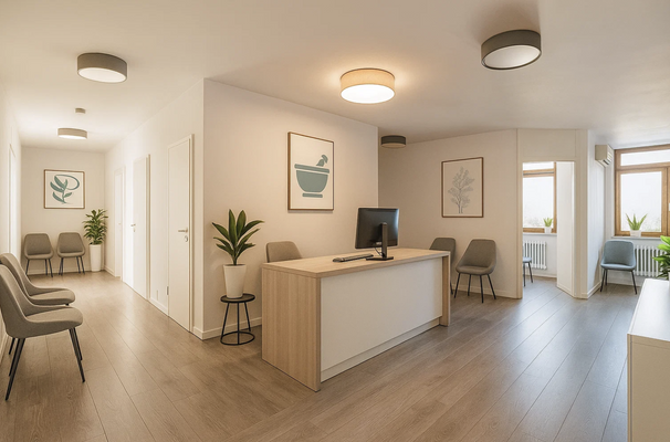 Praxis visuell eingerichtet