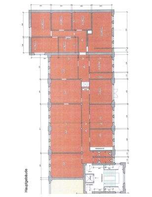 Grundriss 1. OG rechts ca. 345 m² (Raumaufteilungsvorschlag)