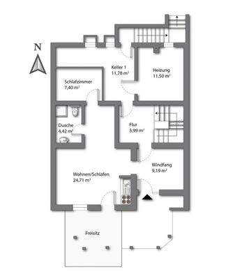 Grundriss Untergeschoss