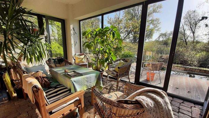 Wintergarten Gartenebene