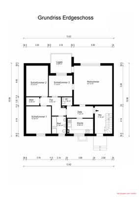 Grundriss Erdgeschoss Exposé