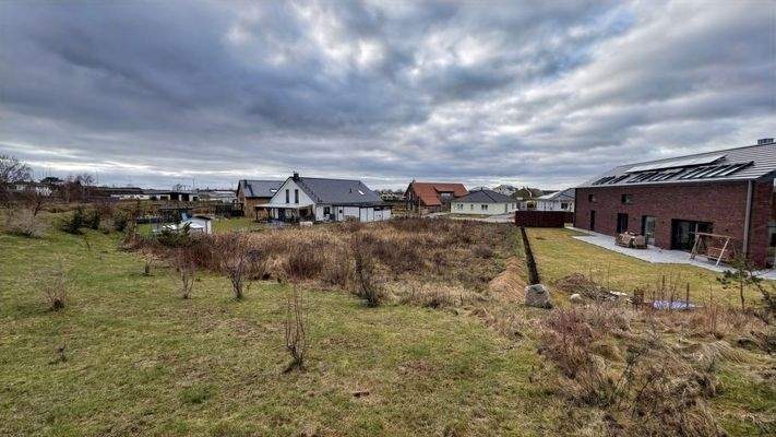 Blick Richtung Westen/Wohngebiet