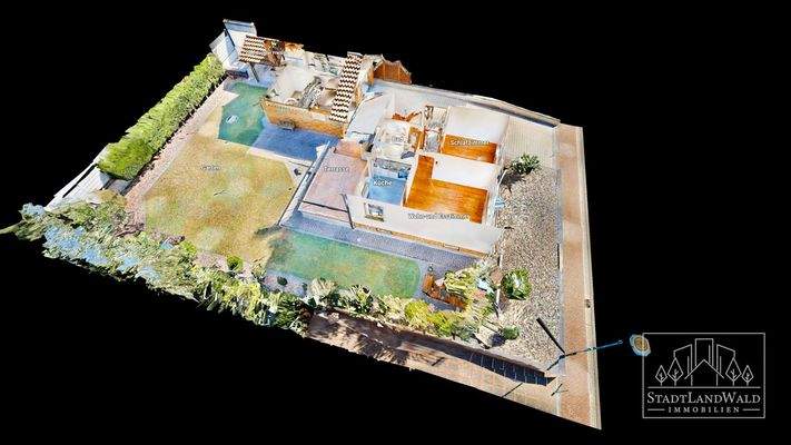 EG - Schematischer Grundriss - 3D