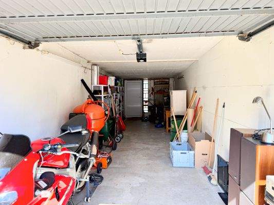 Blick in die Garage