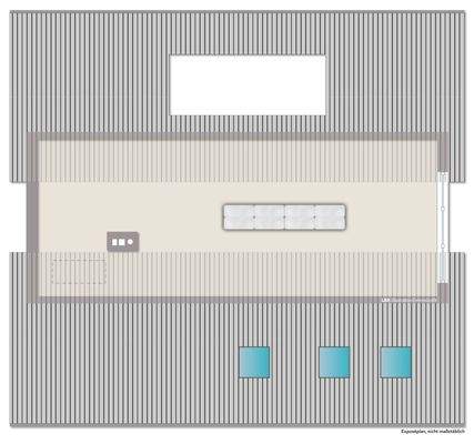 Grundrissskizze Spitzboden