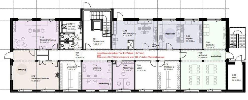 Grundrissbeispiel Erdgeschoss