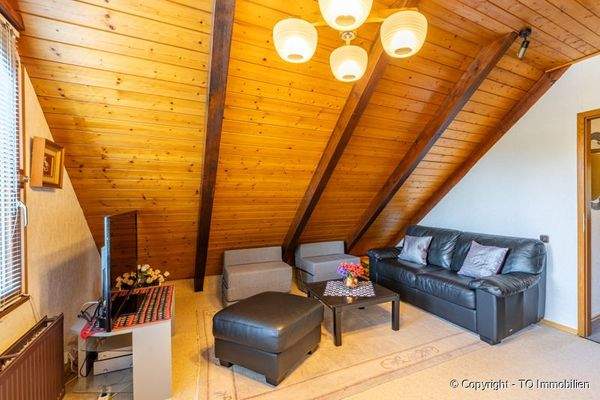 Schlafzimmer im Dachgeschoss