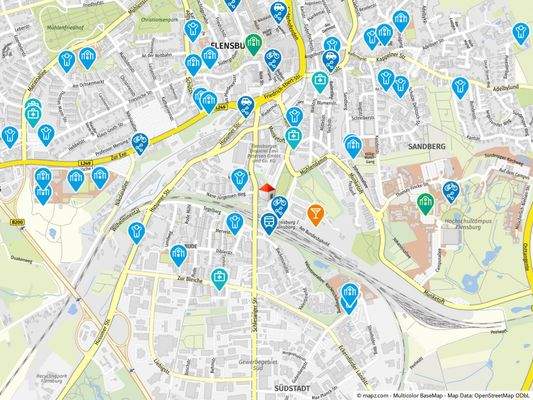 Geolyzer Kartenausschnitt