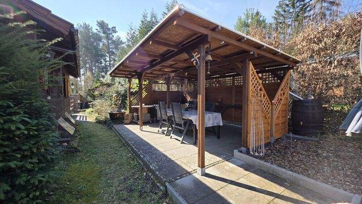 Überdachter Freisitz