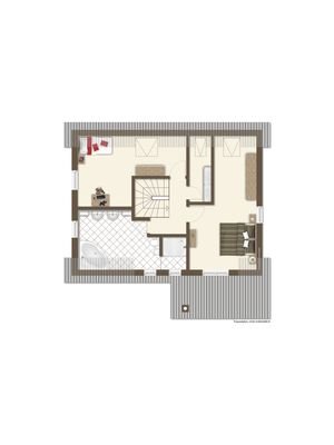 Grundriss DG Visualisierung