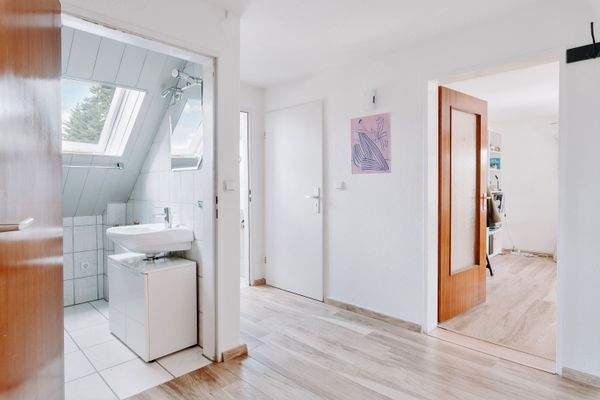 Diele in der Dachgeschosswohnung