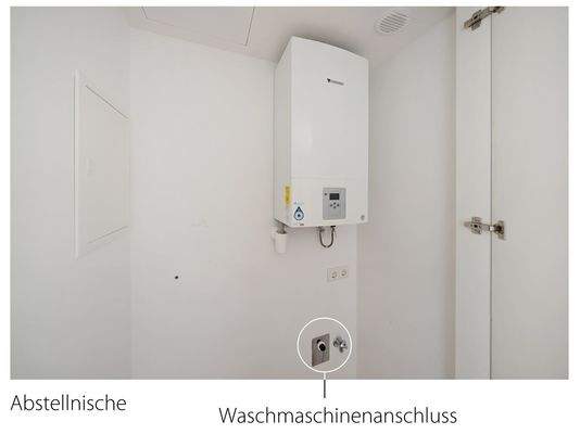 Abstellnische im Vorraum