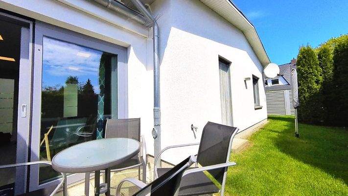 Geschützte Südost-Terrasse