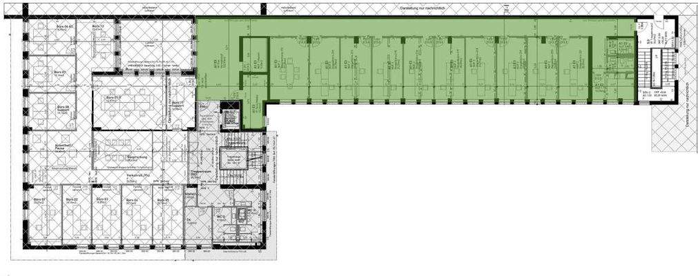 3. Obergeschoss - Langbau