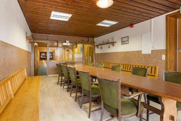 Vorraum der Kegelbahn