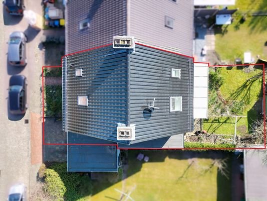 Grundstück Vogelperspektive