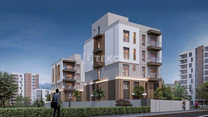 Apartments in a Complex with a Pool Near Antalya Airport