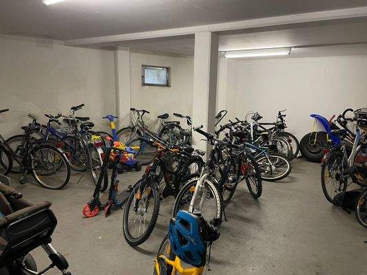 Fahrradraum im Keller