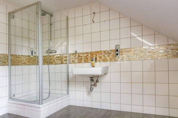 Badezimmer mit Dusche