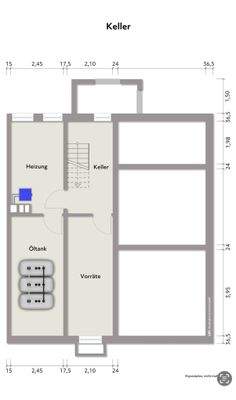 Grundriss Keller