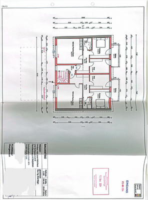 Baprojekt Grundriss Obergeschoss