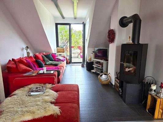 Ausgang auf den Balkon