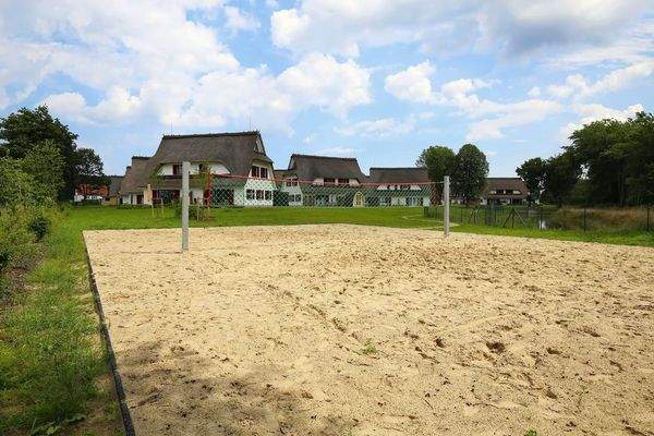 Volleyballfeld in der Anlage