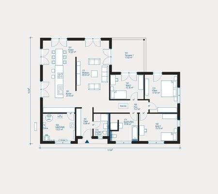 Moderne Familienwohnung