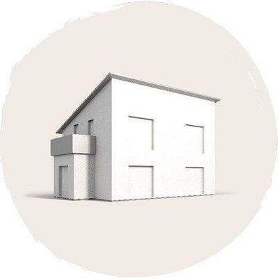 Variante mit Pultdach