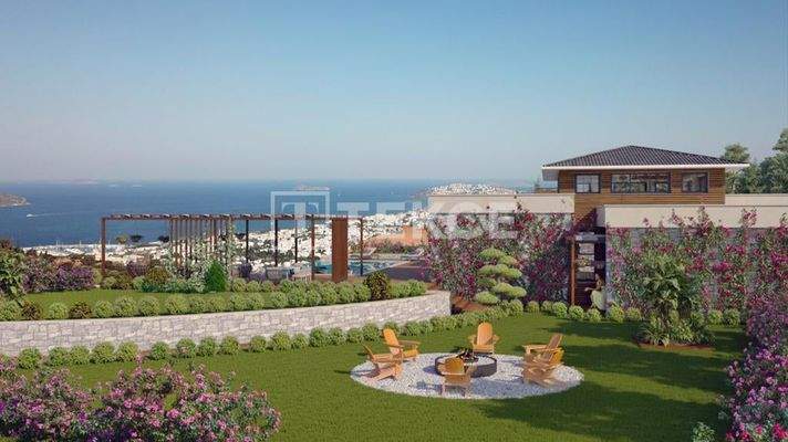 Detached Houses with Unique Sea Views in Bodrum Turgutreis