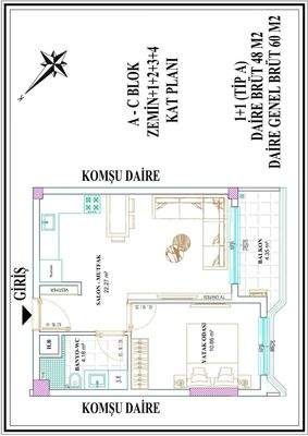 Flats in a Complex with Pool and Gym in Antalya Altıntaş