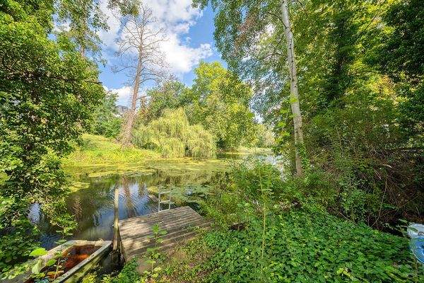 Bootssteg am Halenss