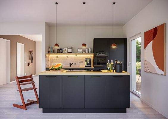 Moderne Küche mit Charme