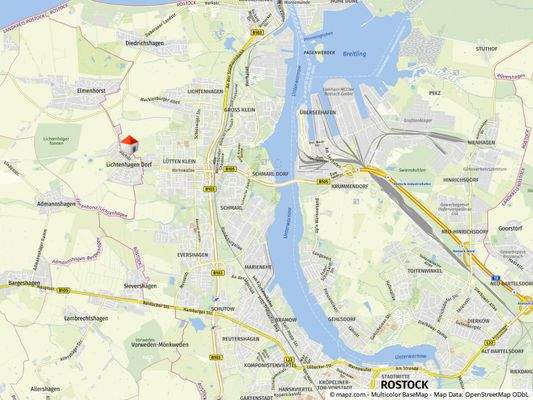 Geolyzer Kartenausschnitt