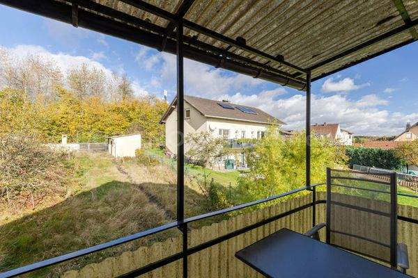 2. OG Balkon - Blick in den Garten