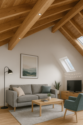 Dachgeschoss KI Generiert 