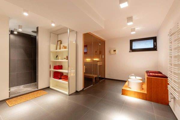 Sauna im Fitnessbereich